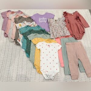 Baby girl clothes bundle size 24M